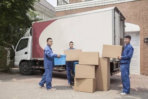 House removalists planning a move in North London