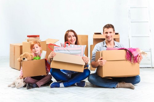Man with van service carrying out a professional removal job