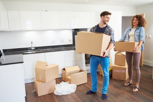 Risk assessment being carried out before a house move in Tufnellpark