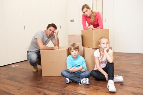 Packing and moving office equipment for a Tufnell Park business