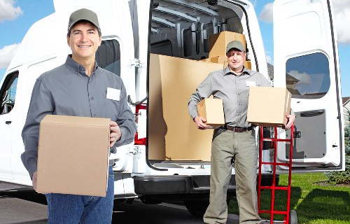 Low-carbon van used for sustainable removals