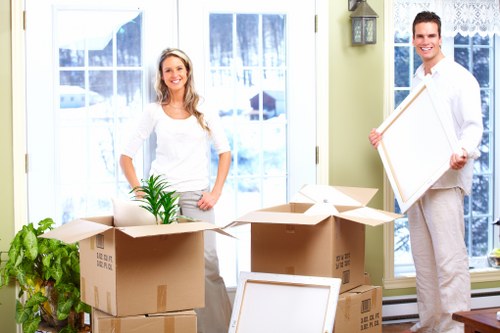 Recycling and waste separation during a local move