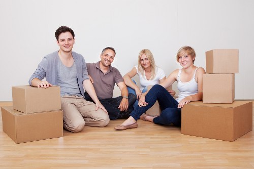 Packed moving van ready for collection and delivery in Tufnell Park